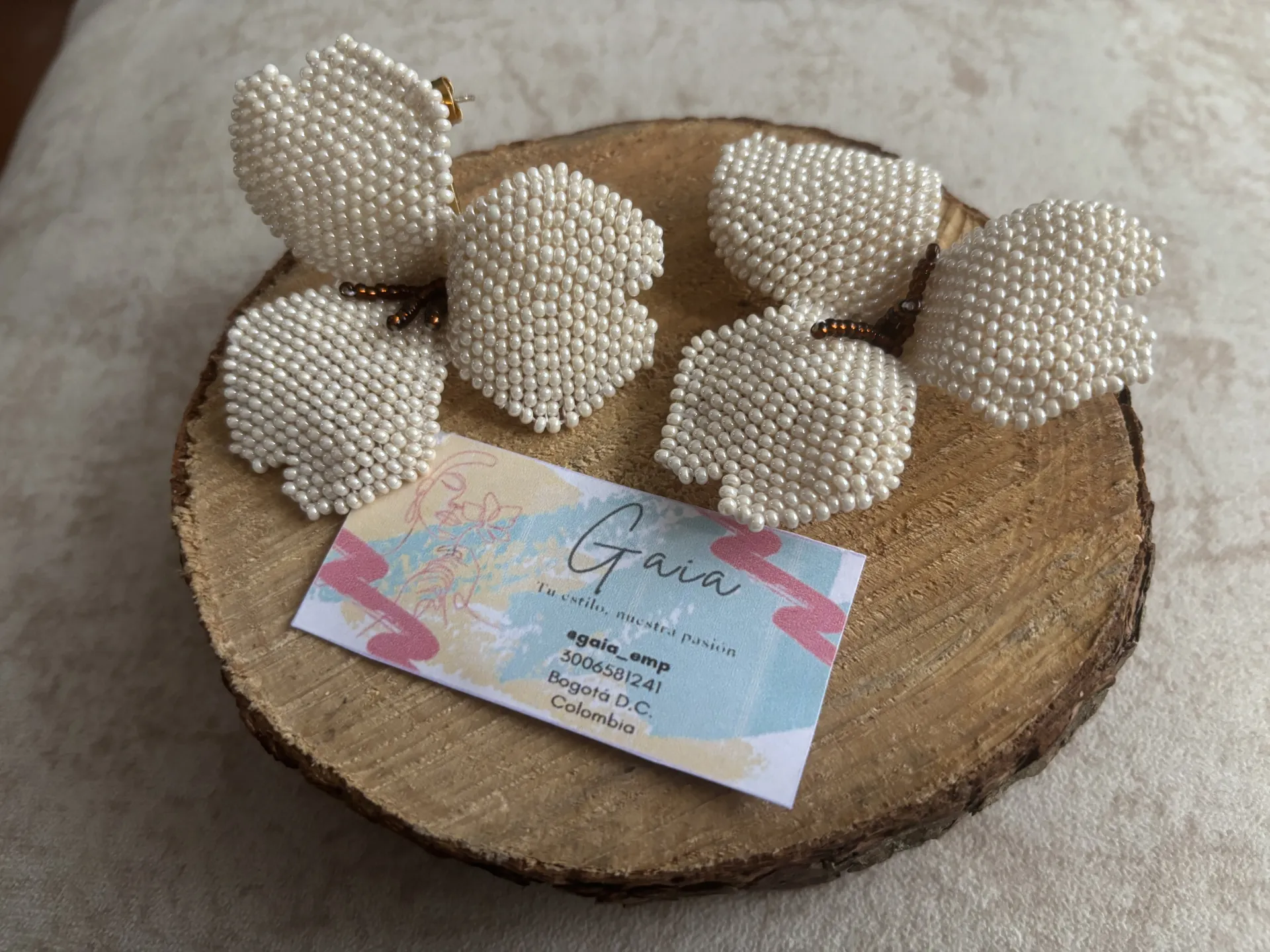 Aretes flor de primavera