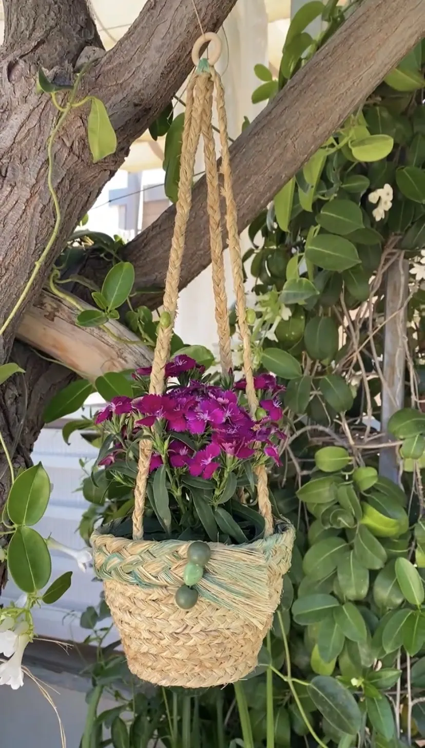 Macetero colgante “Brisa verde”