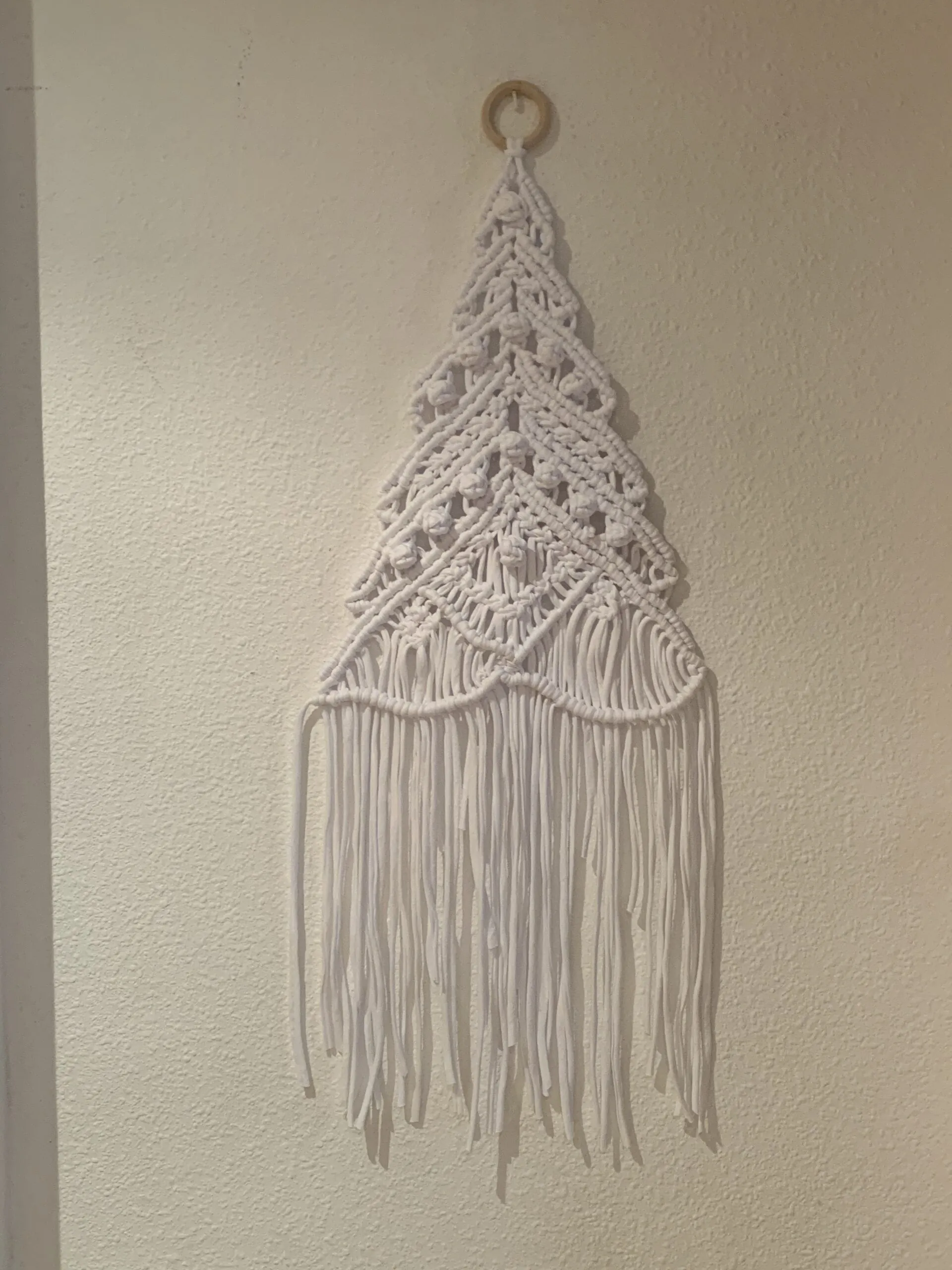 Árbol de navidad de pared macramé - Imagen 2