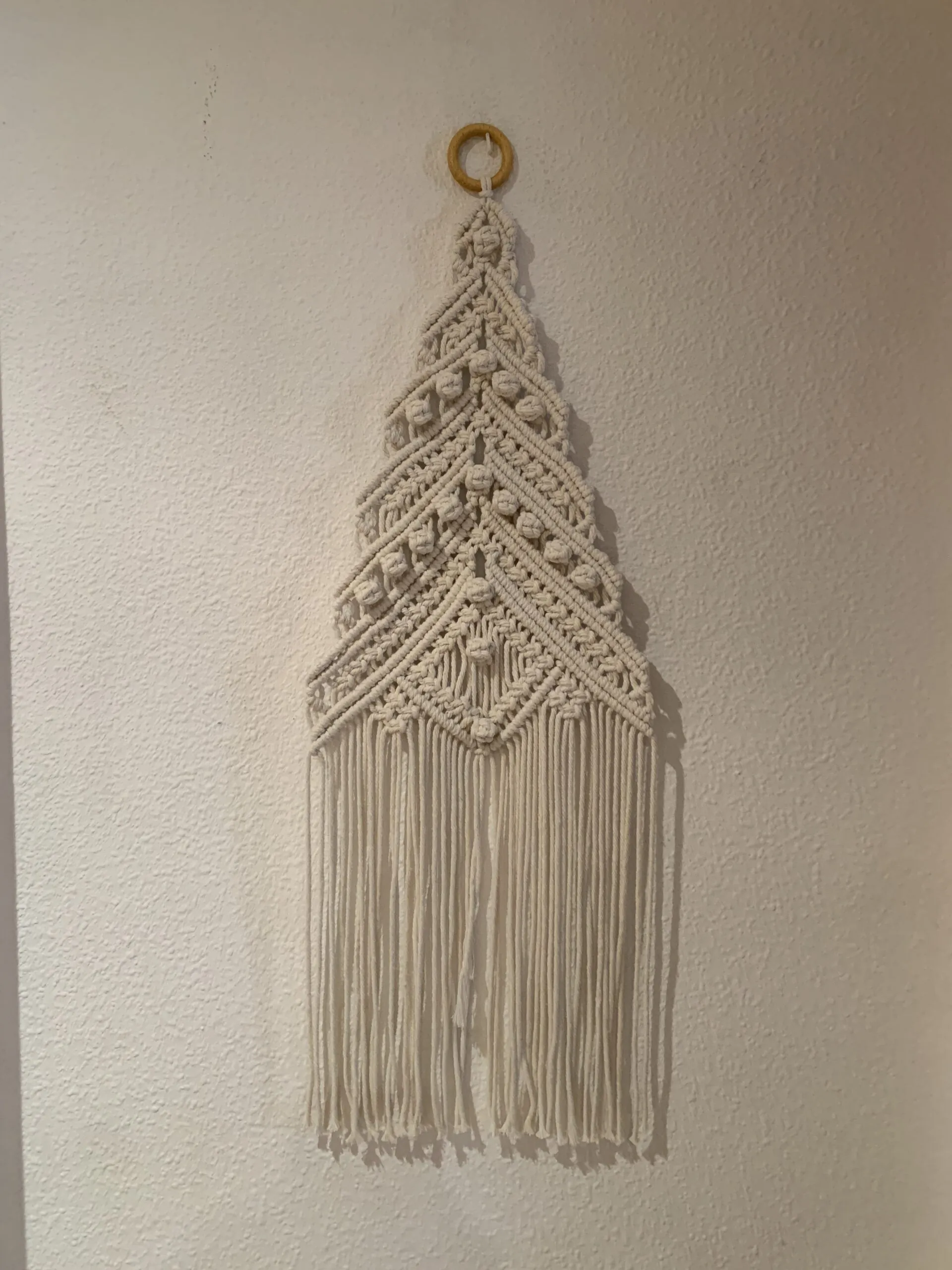 Árbol de navidad de pared macramé - Imagen 3