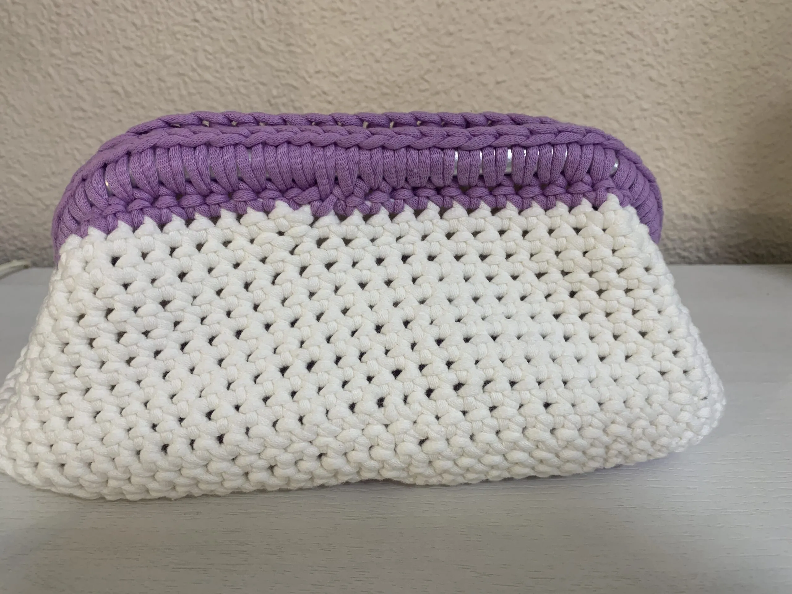 Neceser cosmetiquera hecho en crochet - Imagen 4