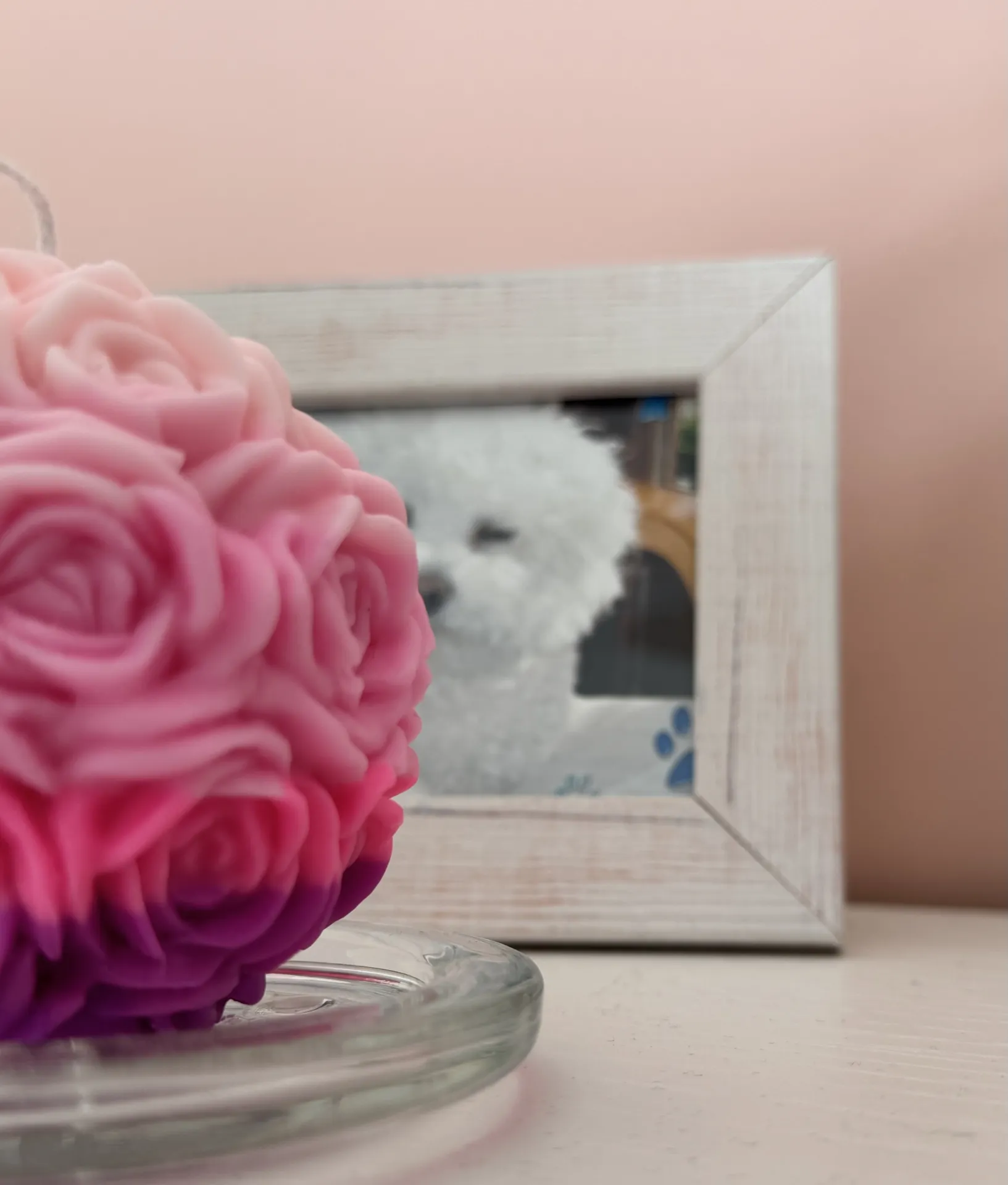 Vela Susurro de rosas - Imagen 2