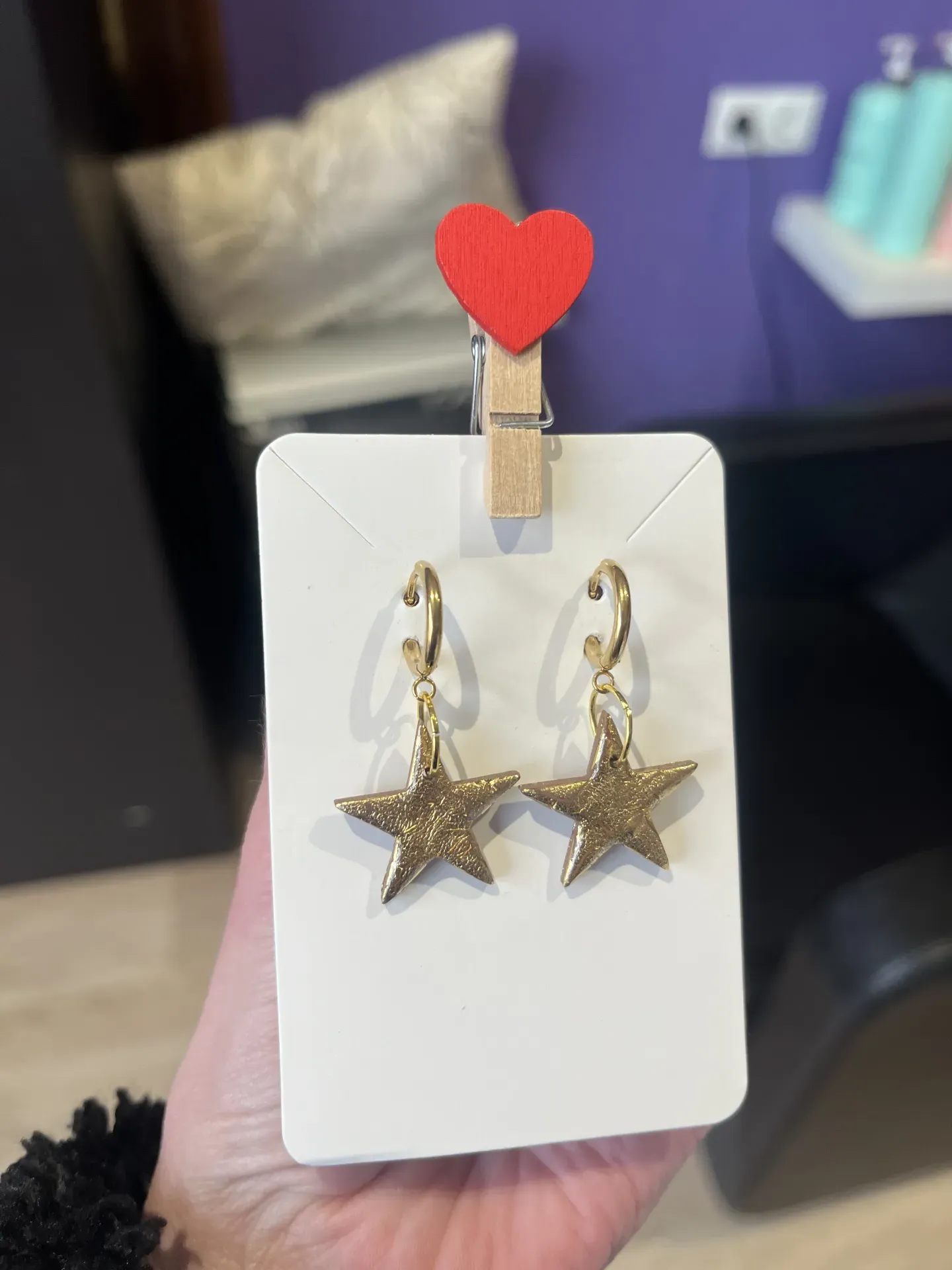 Pendiente estrella