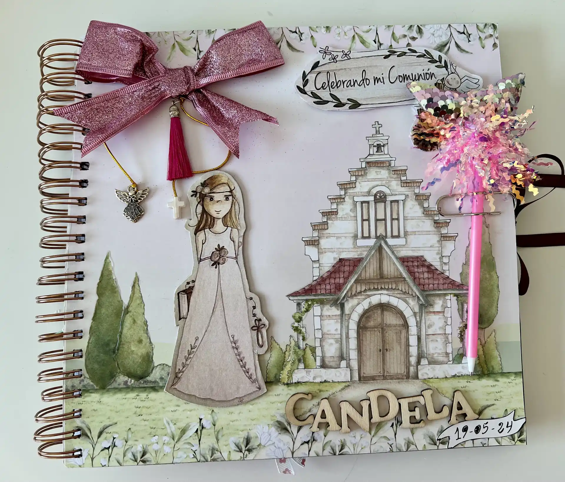 Álbum scrapbooking personalizado