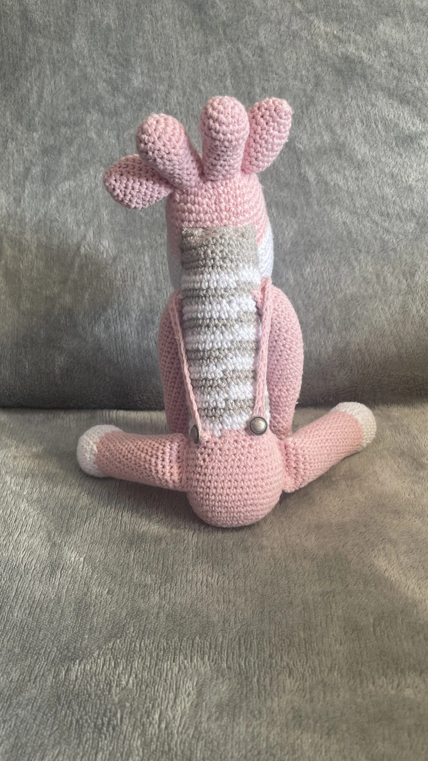 Jirafa a crochet hecha a mano - Imagen 3