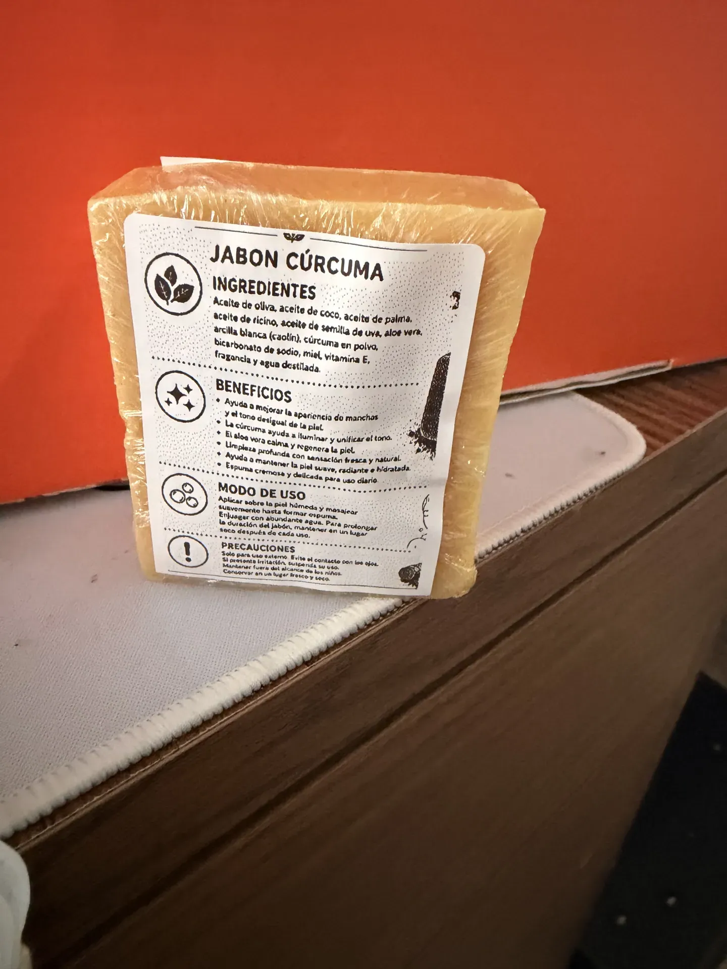 Jabón de cúrcuma