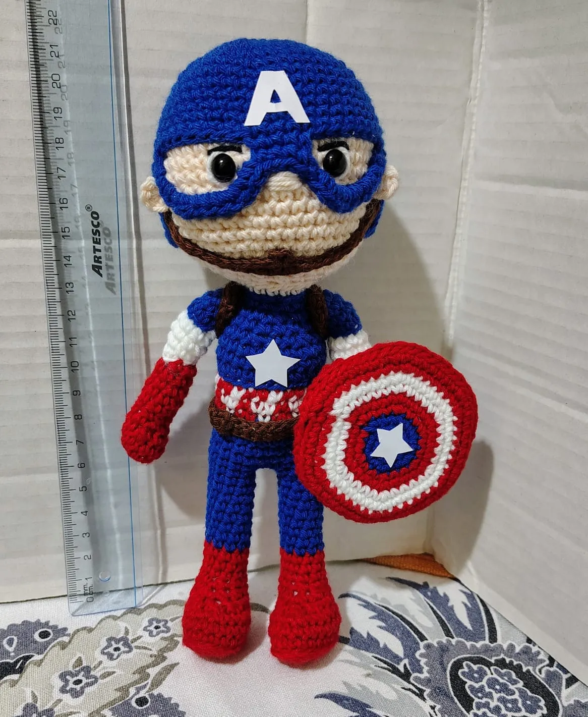 Amigurumi Capitán América 