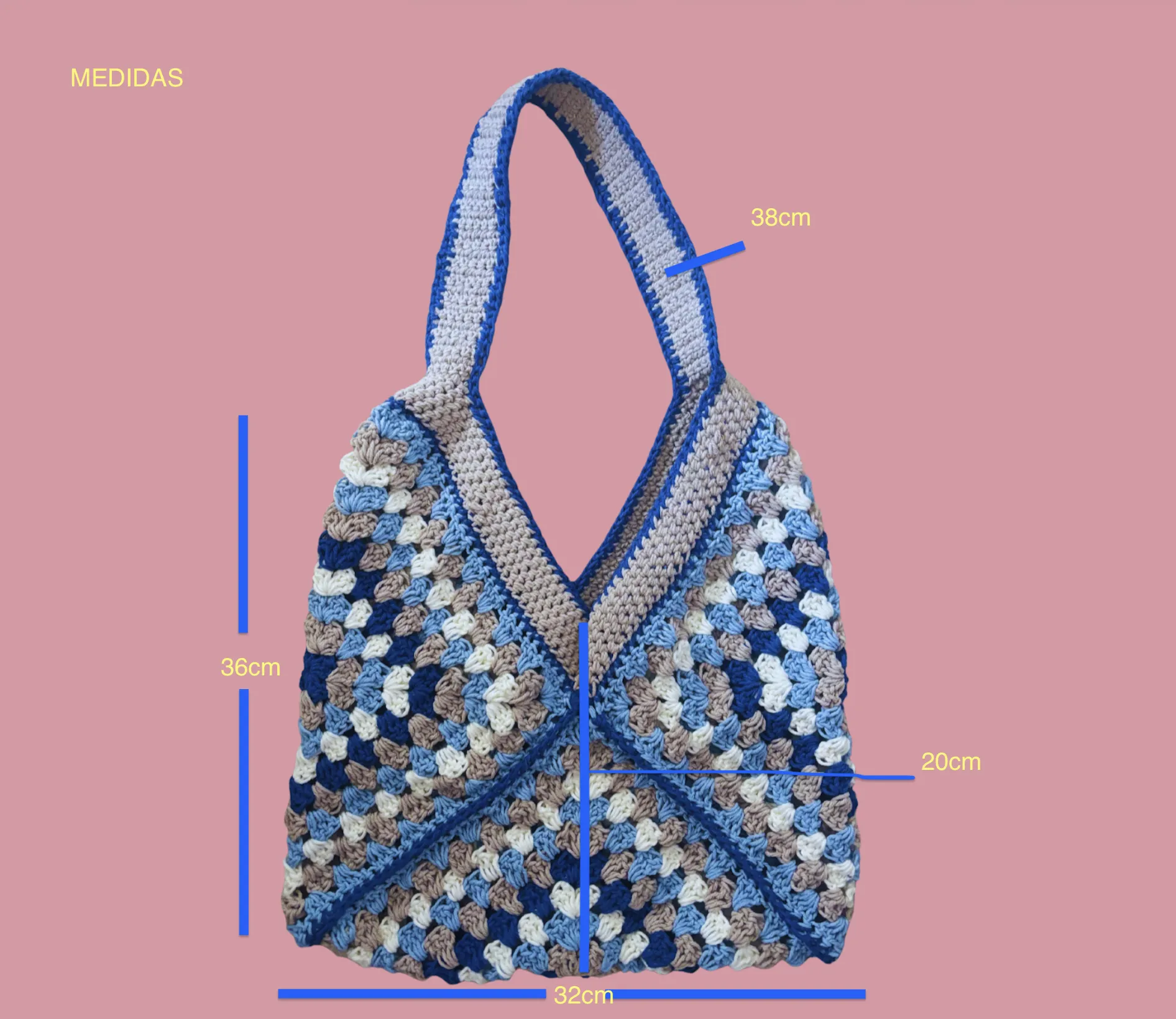 Bolso de hombro mar - Imagen 5