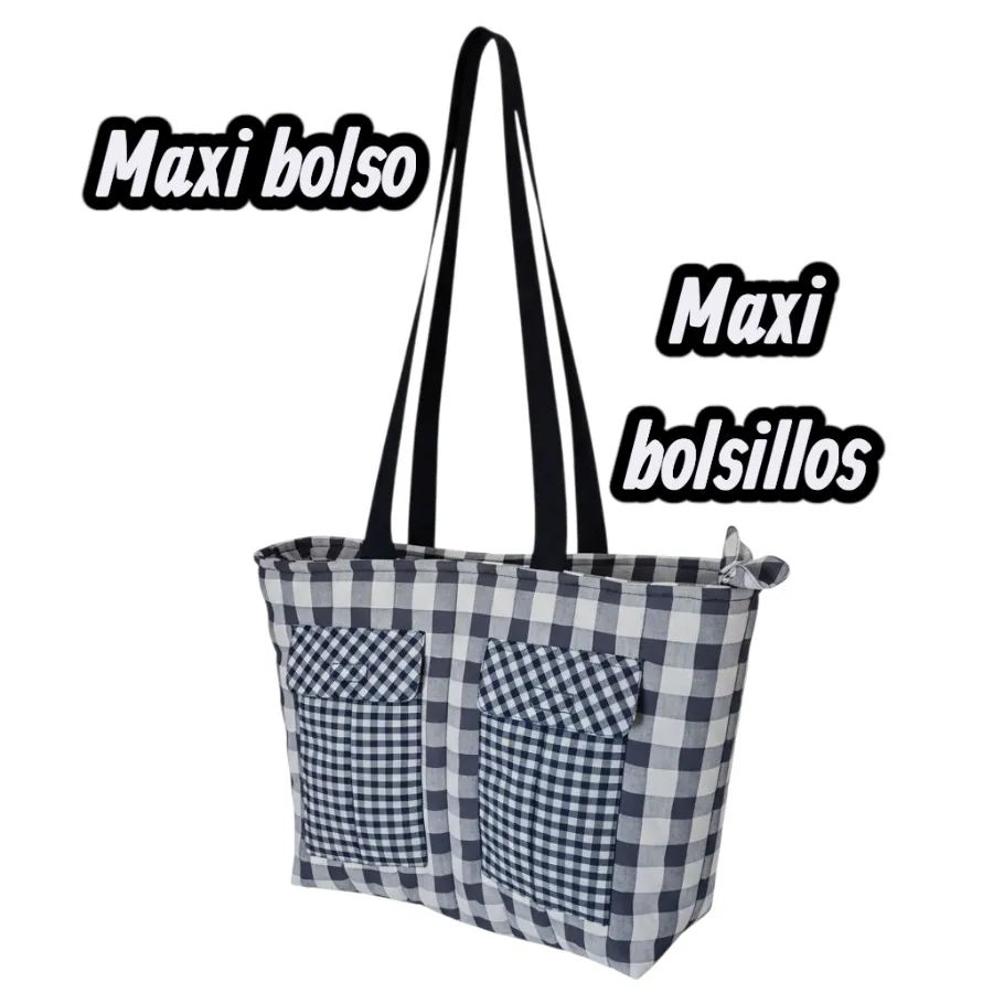 Maxi Bolso XL con Súper Bolsillos