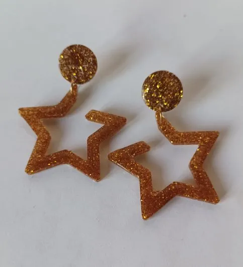 Pendientes  "Golden Star" - Imagen 2