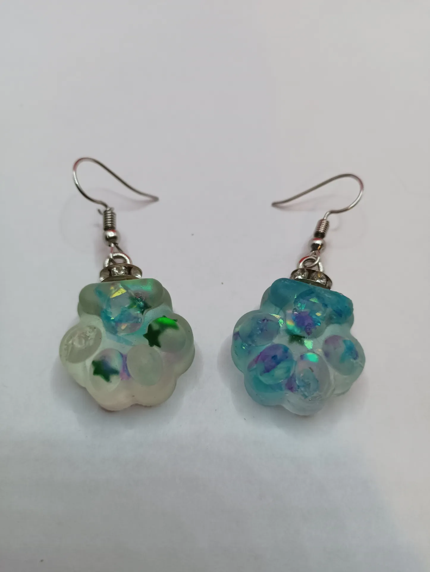 Pendientes Garritas Azules