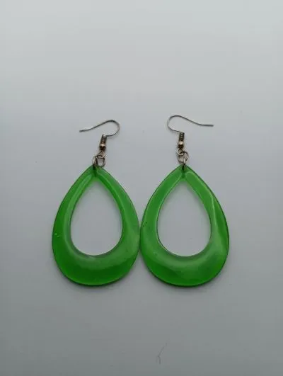Pendientes Lágrima Verdes