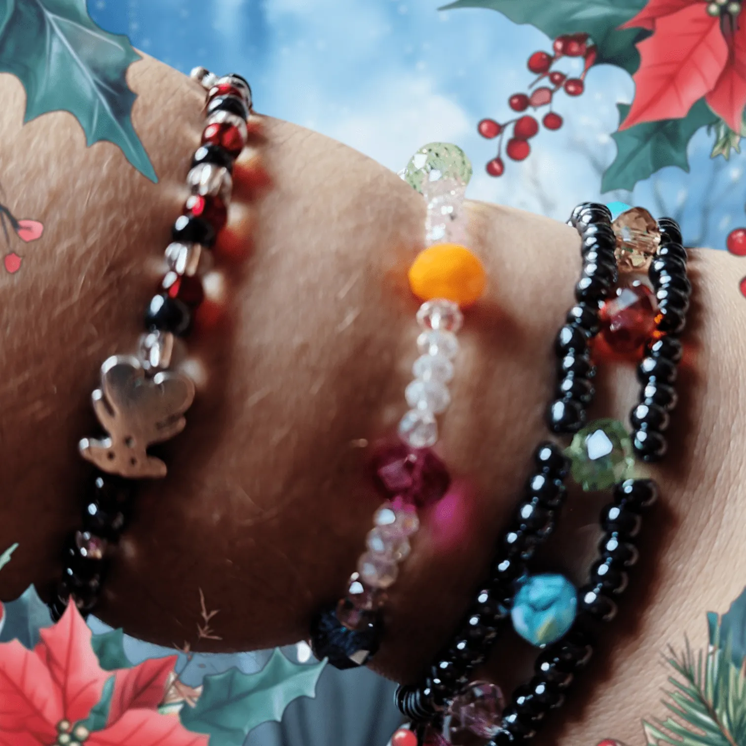 Pulseras variadas de abalorios - Imagen 2