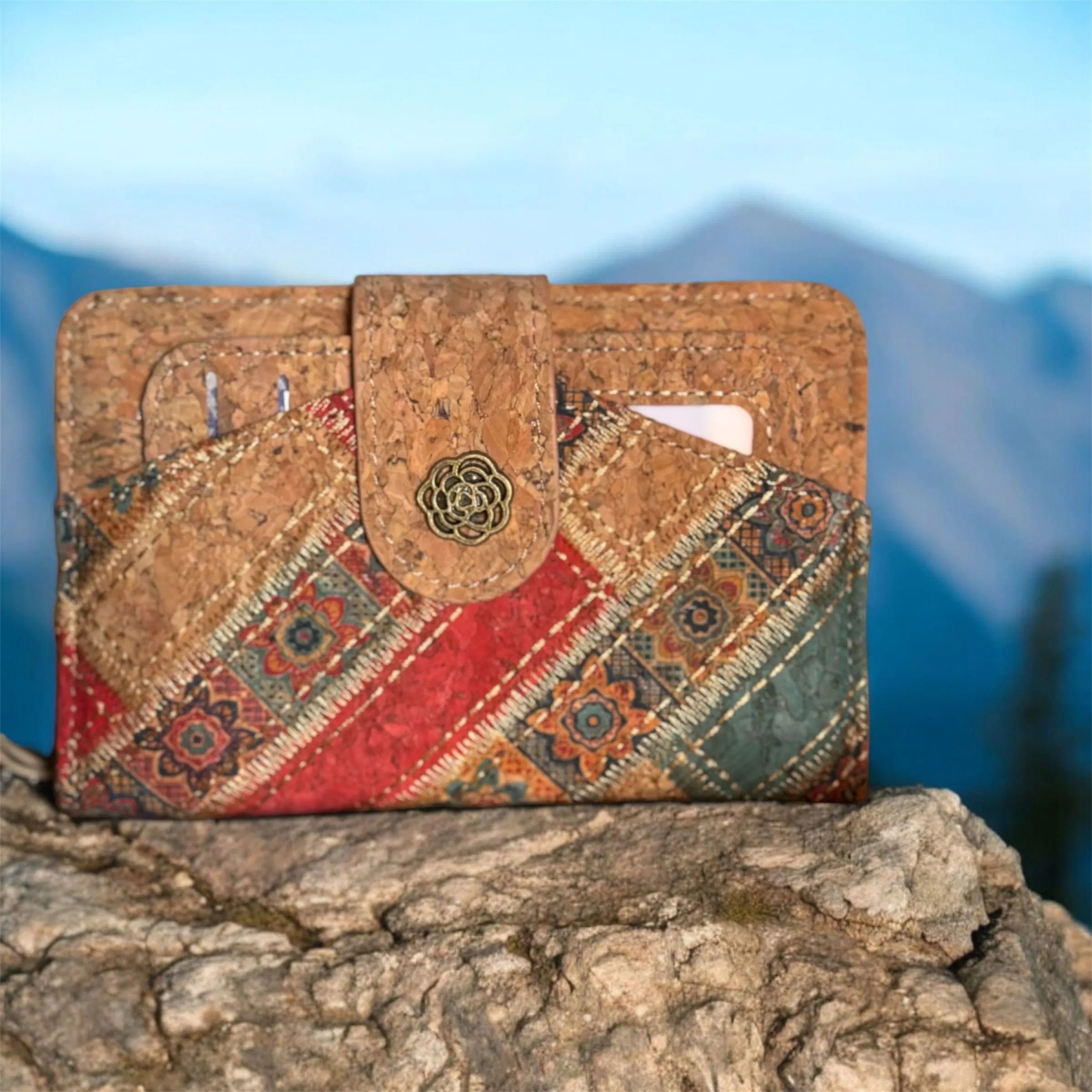 Cartera pequeña de corcho