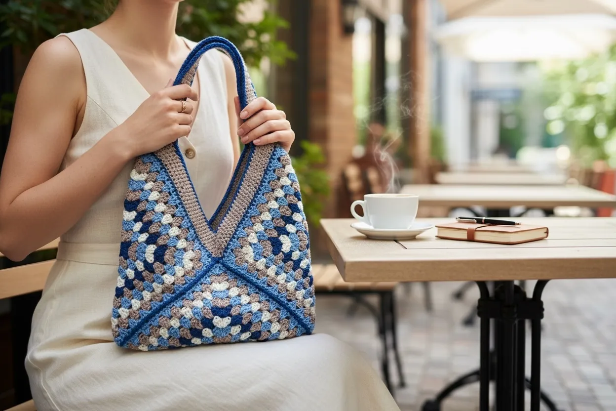 Bolso de hombro mar - Imagen 3
