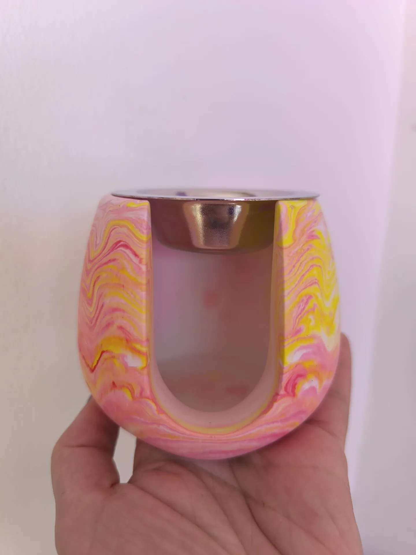Quemador artesanal para wax melts de resina ecológica | Los Aromas de Violeta - Imagen 3