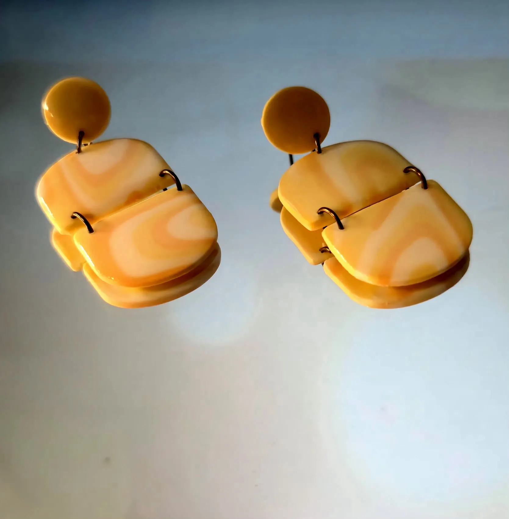Pendientes Dúo Soft estampado 90s