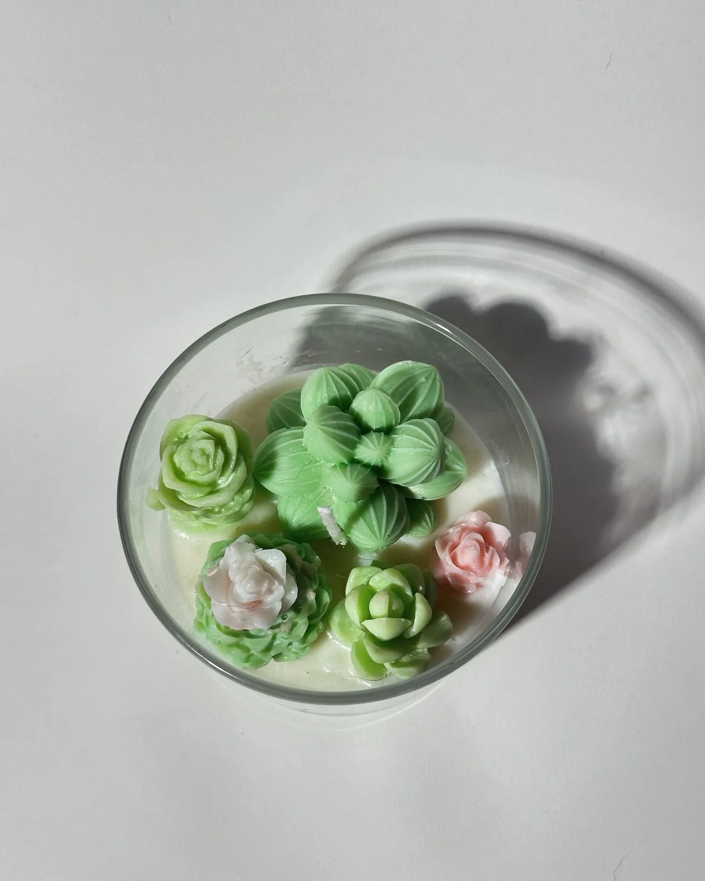 Velas en vaso de vidrio - Imagen 2