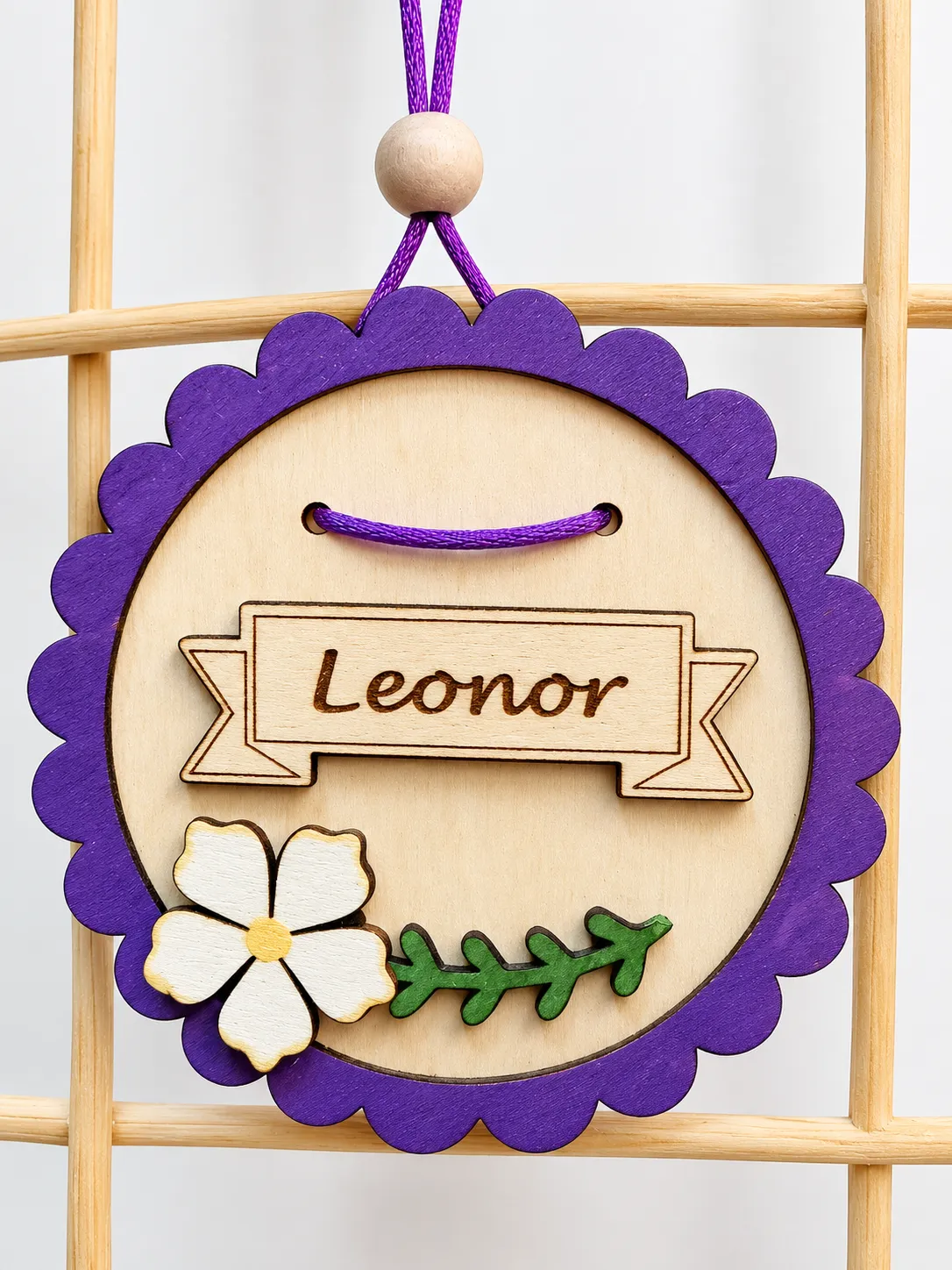 002A. Colgante decorativo personalizado con nombre