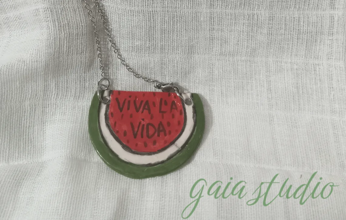 Colgante y pendientes Viva la vida - Imagen 2
