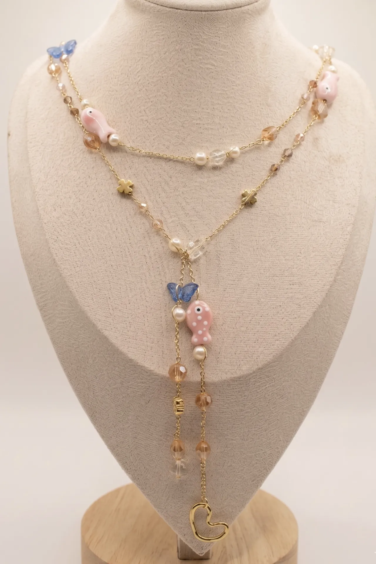 Collar pez Rosa