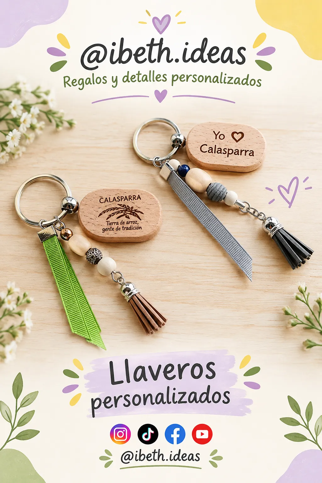 Llaveros souvenir Calasparra - Imagen 2