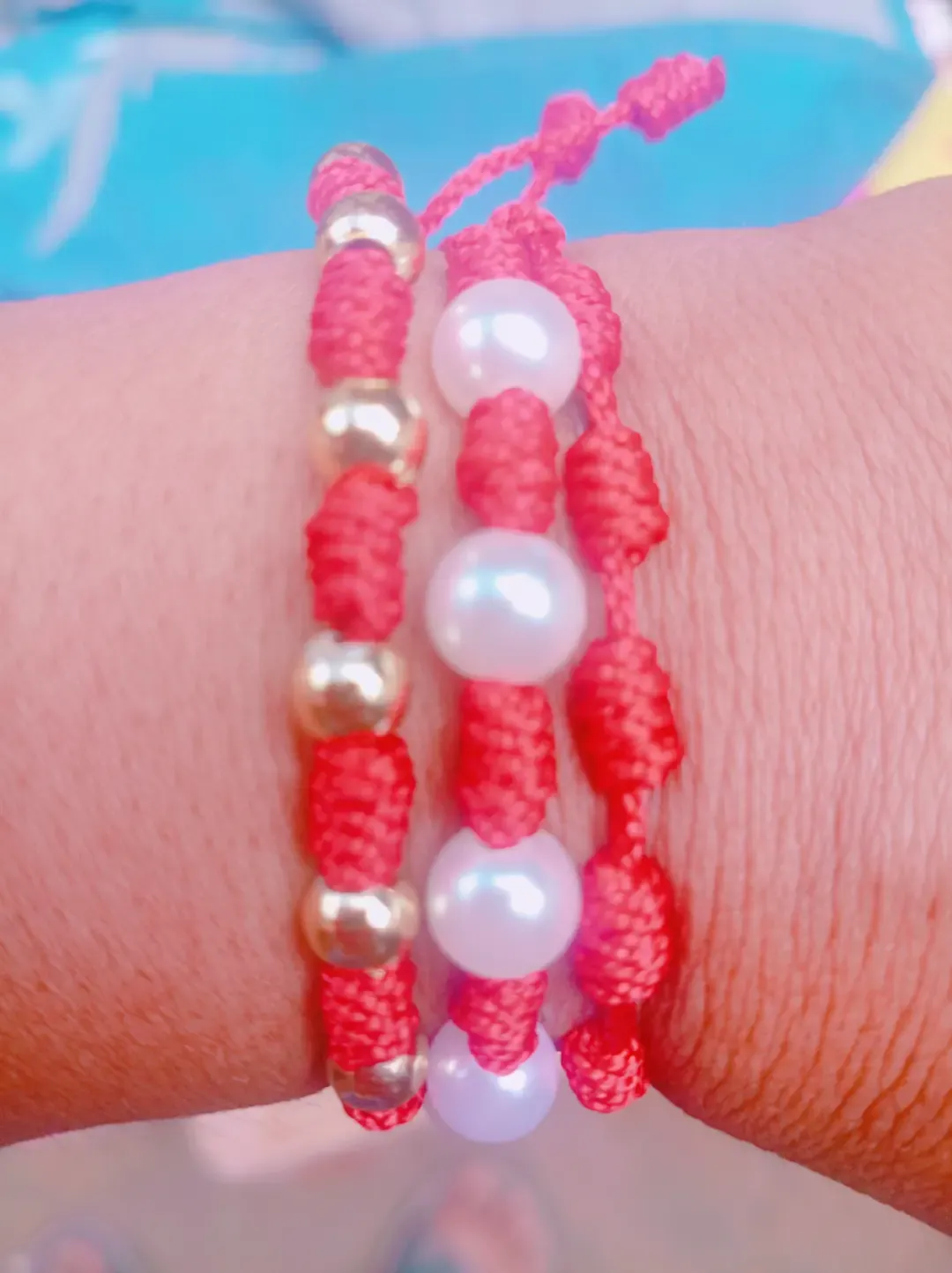 Pulsera de sietes nudos de protección 