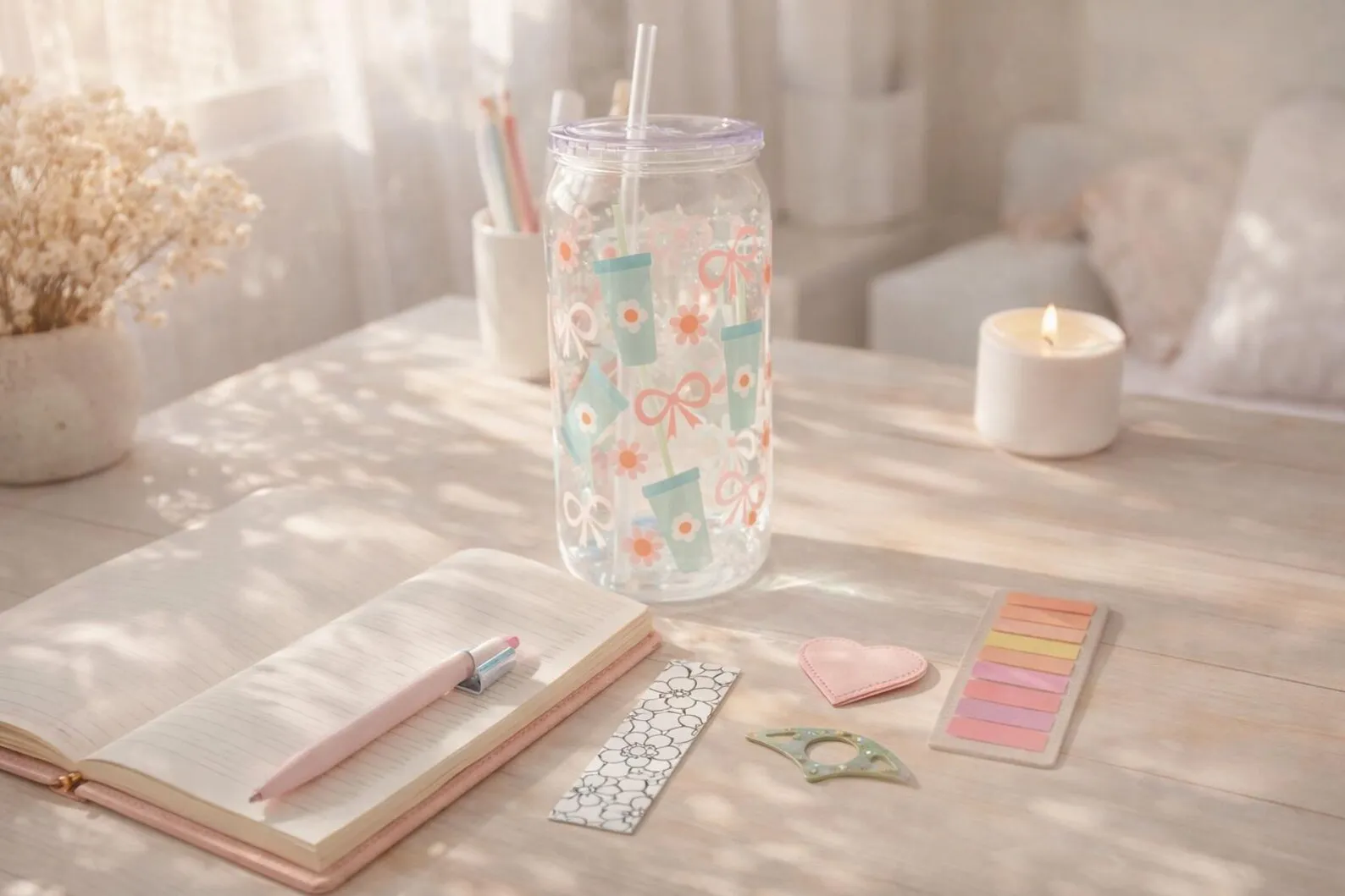 Set de papelería creativo para escribir y organizar