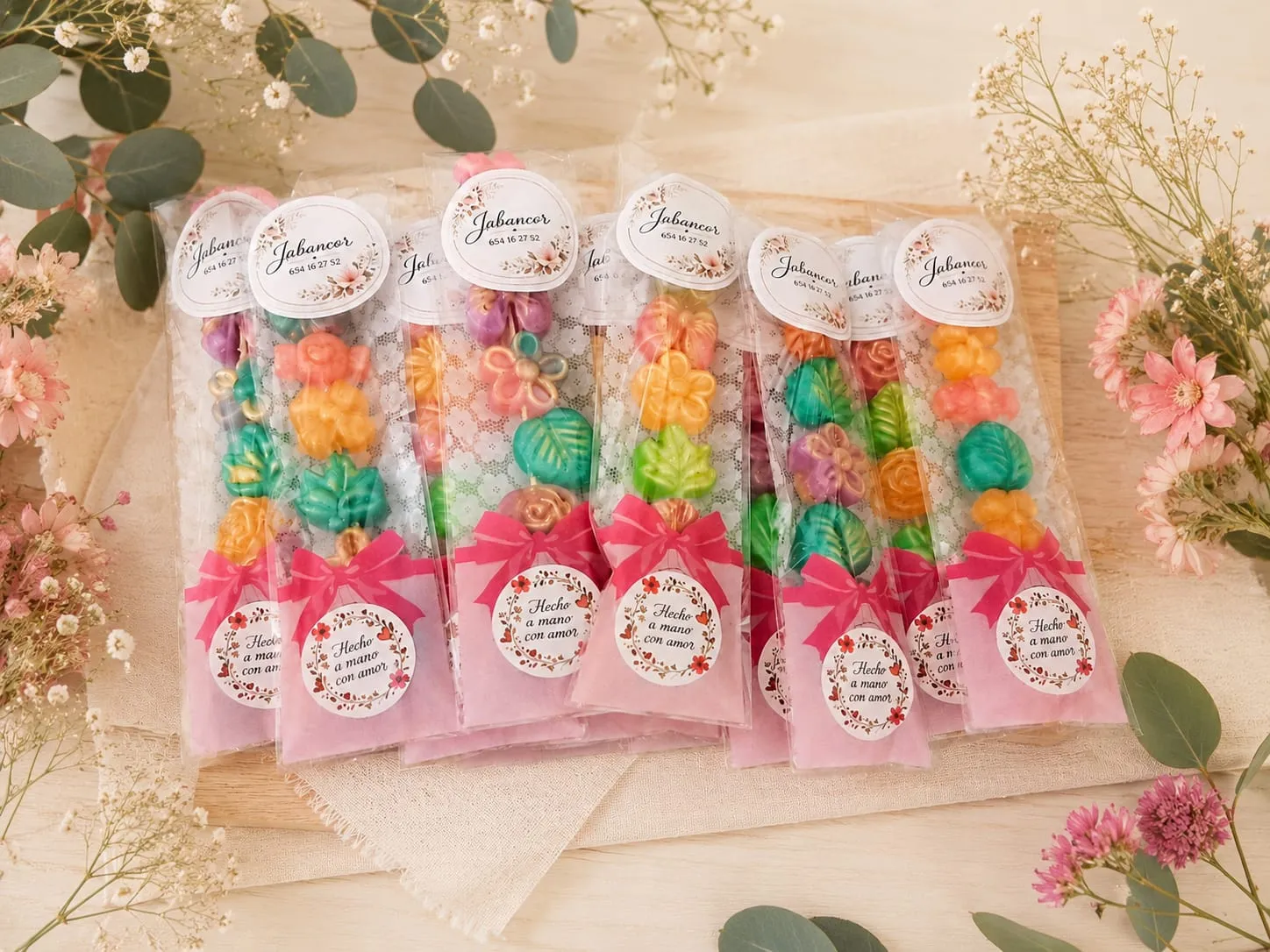 Brochetas de jabón para eventos - Imagen 2