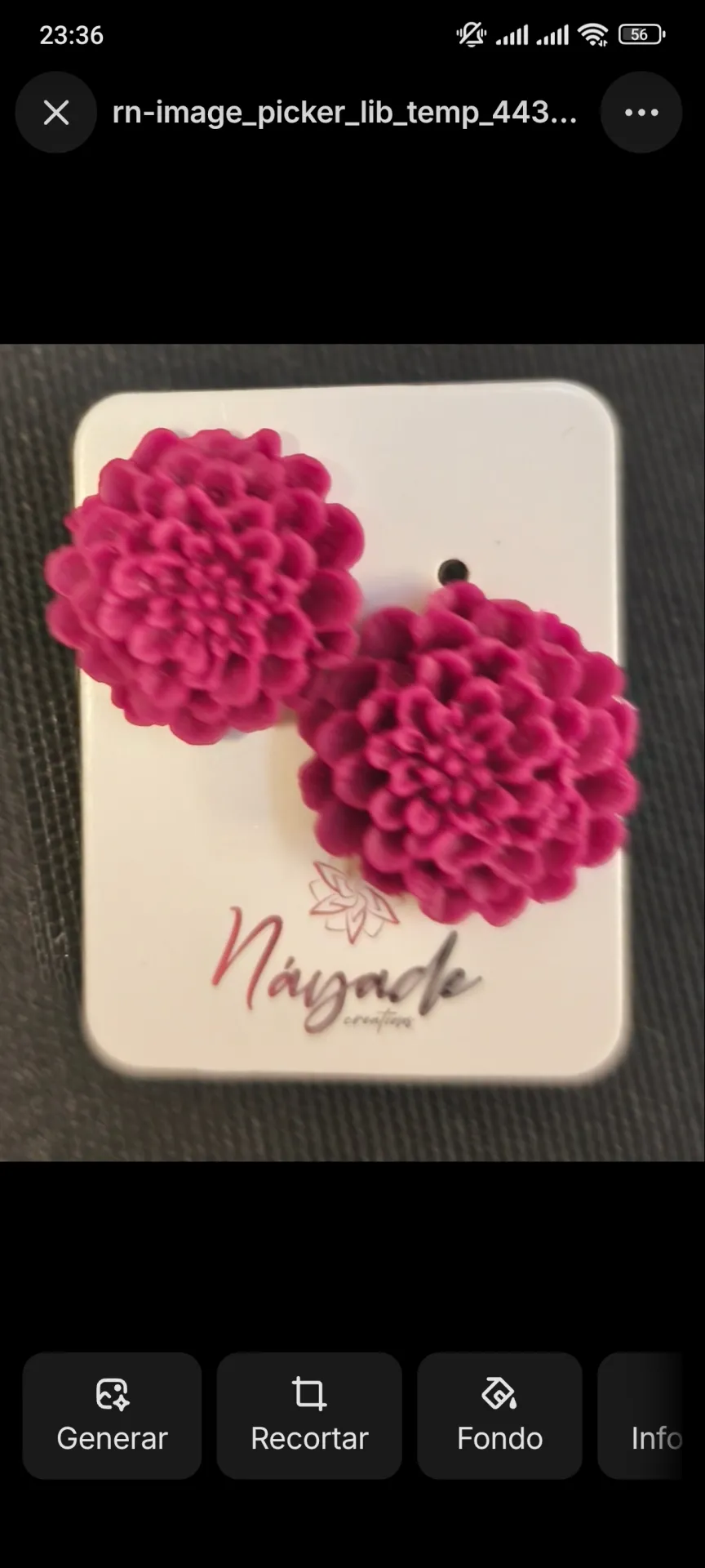 Pendientes Dalias - Imagen 4