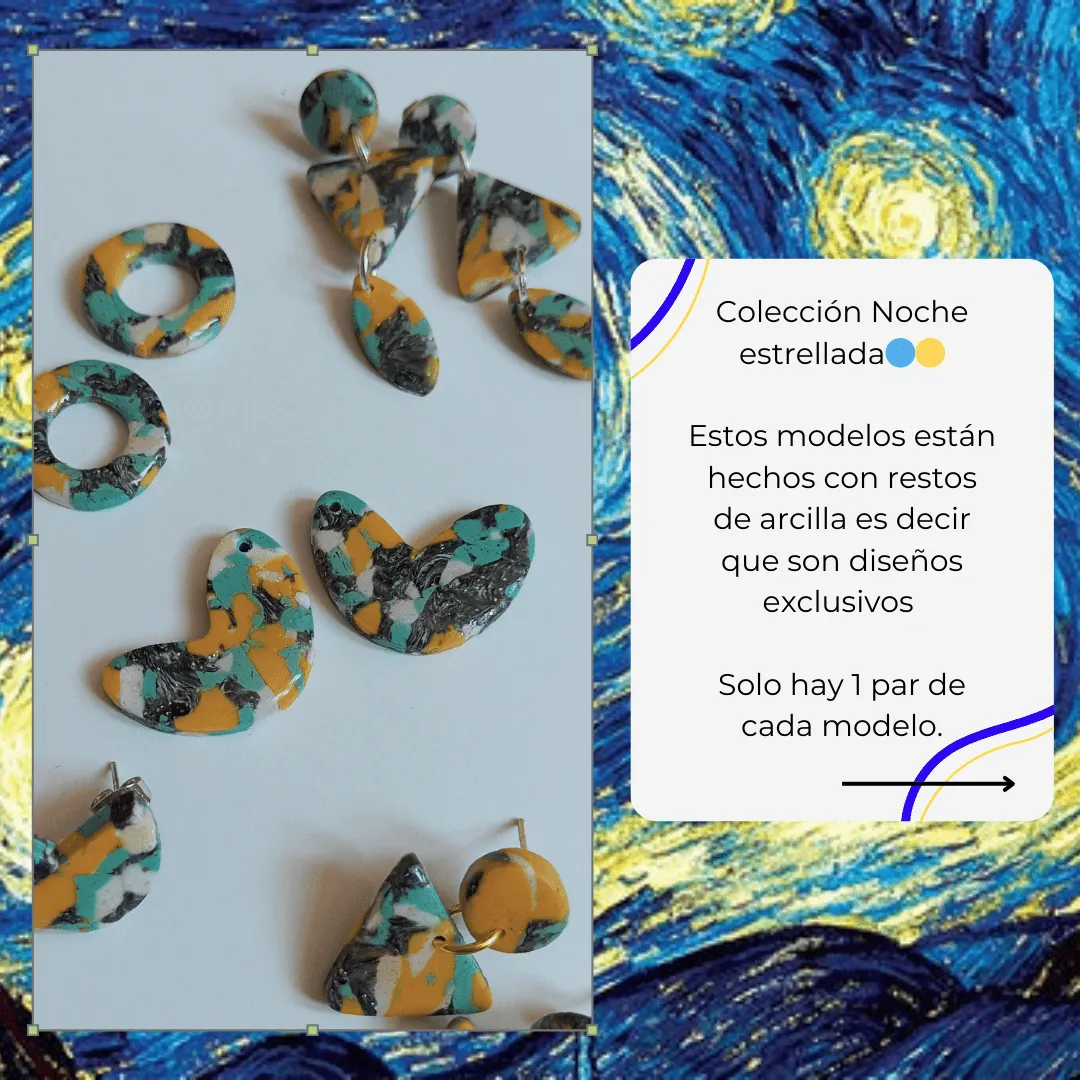 Pendientes Colección Noche estrellada - Imagen 2