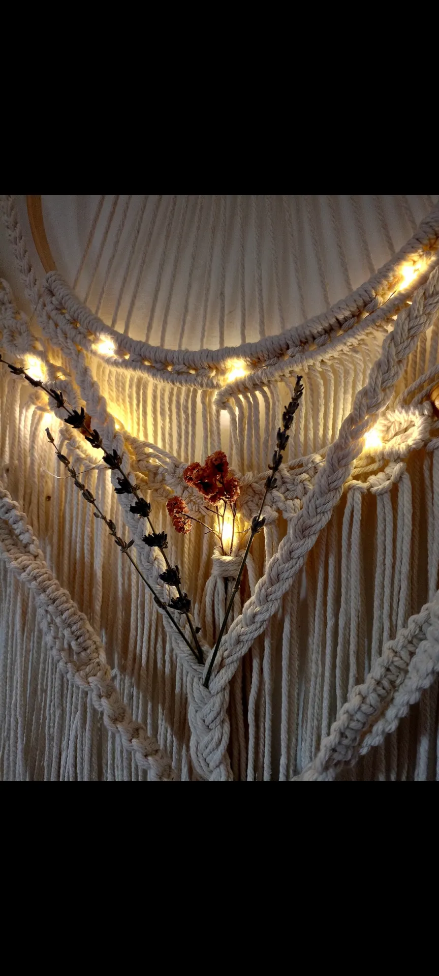 Tapiz de macramé logn - Imagen 2