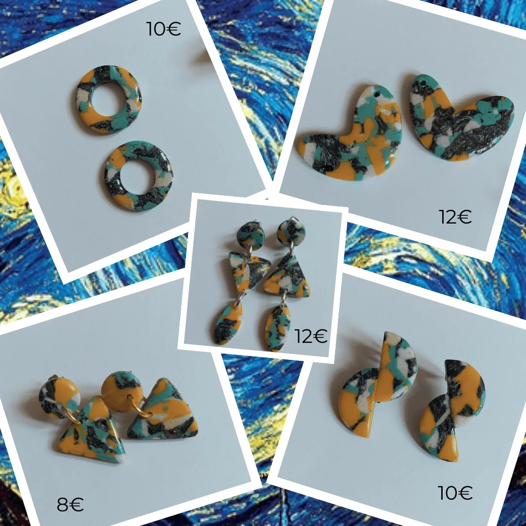 Pendientes Colección Noche estrellada