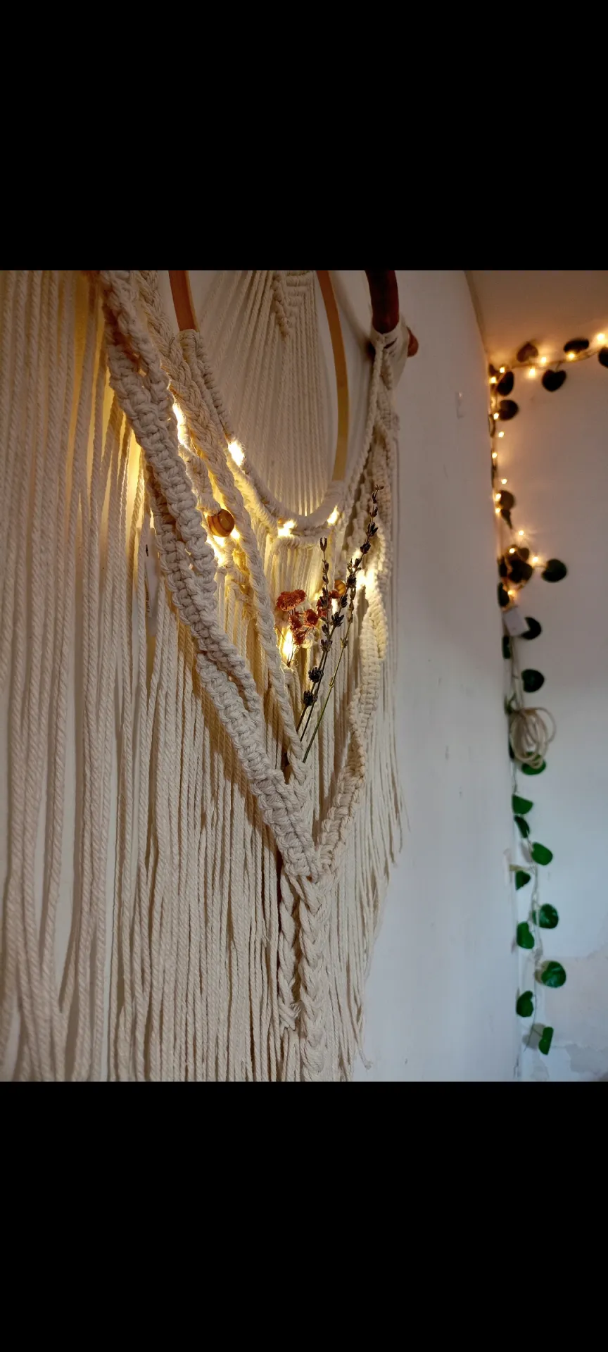 Tapiz de macramé logn - Imagen 3