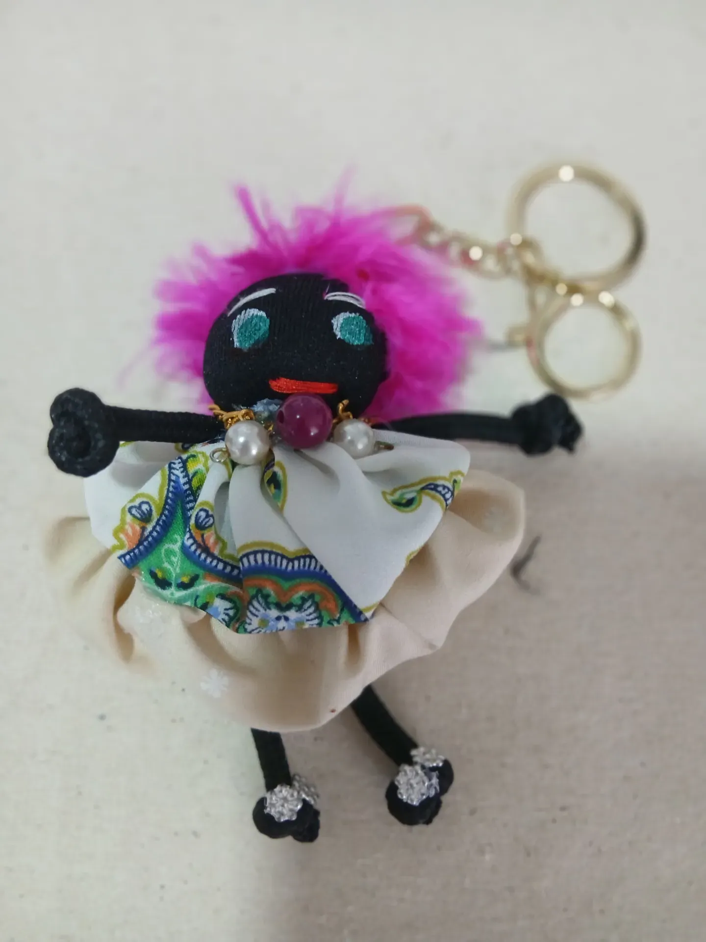 Llavero (Muñeca de trapo tradicional) - Imagen 4