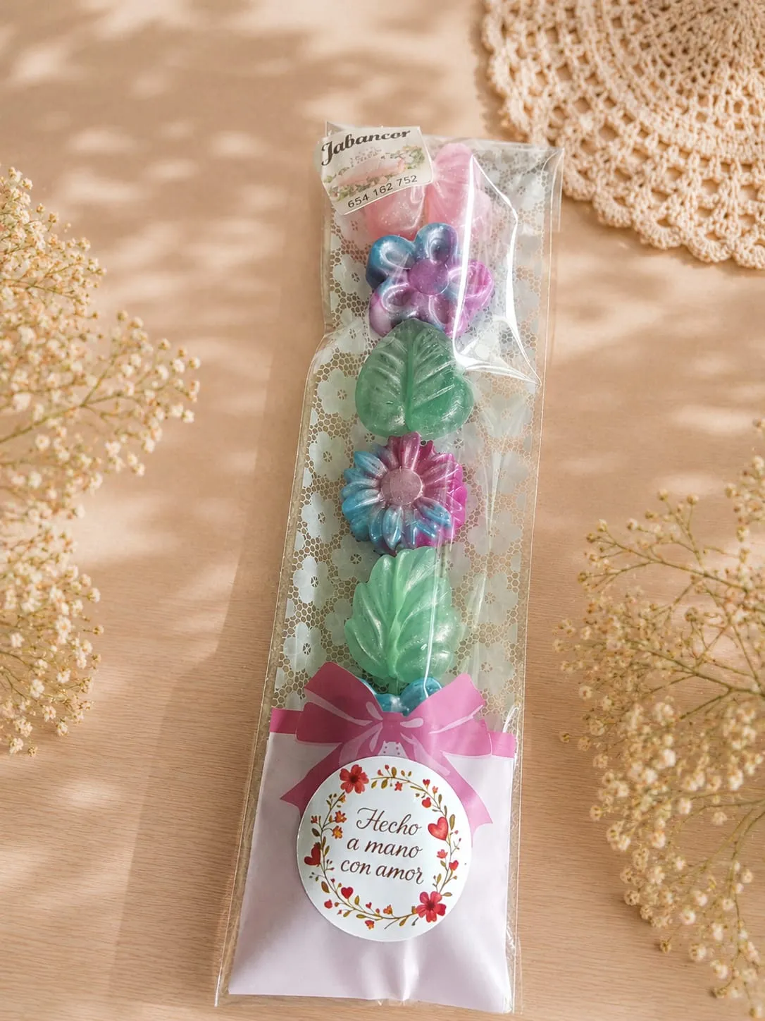 Brochetas de jabón para eventos