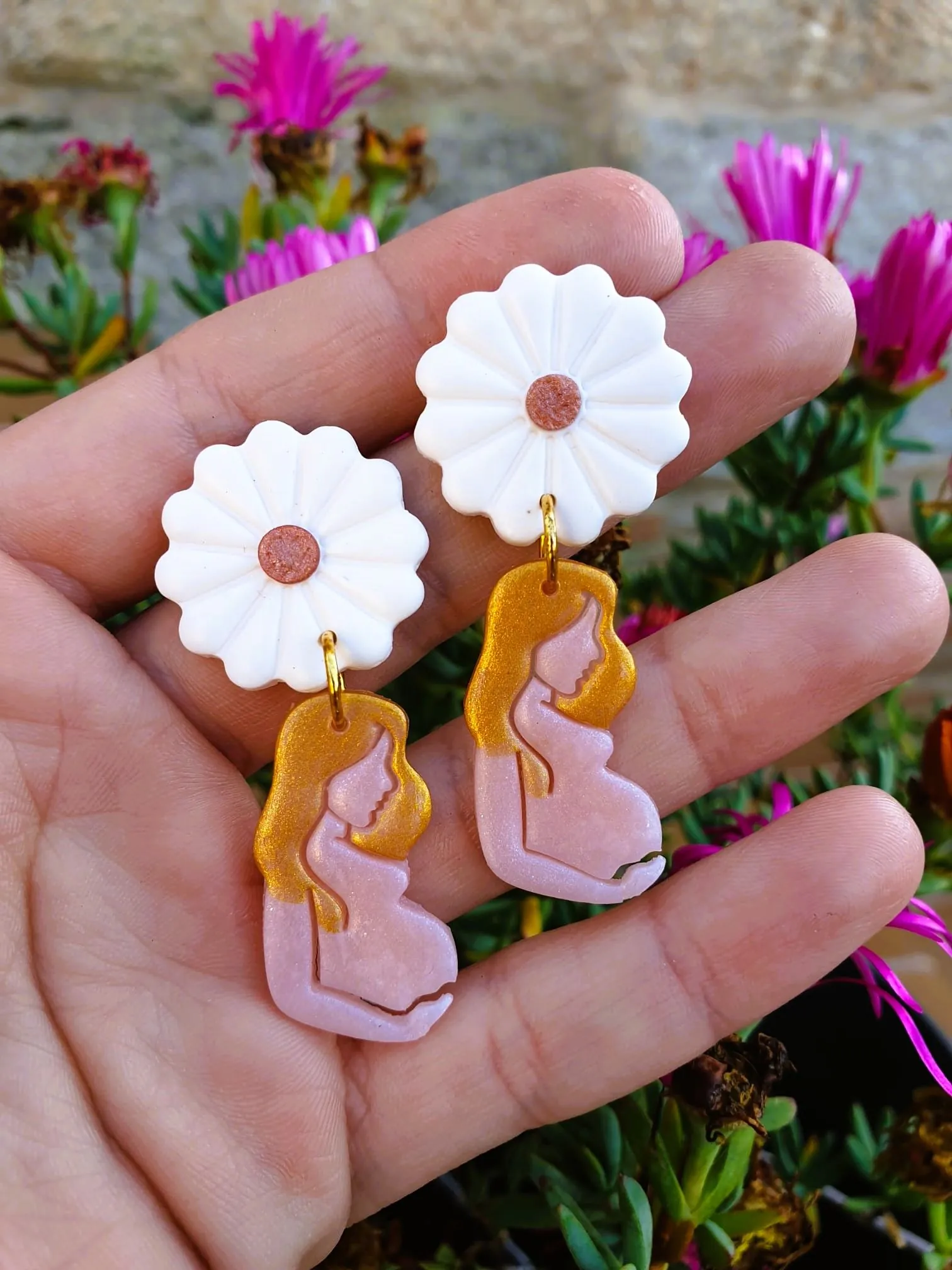 Pendientes maternidad embarazo