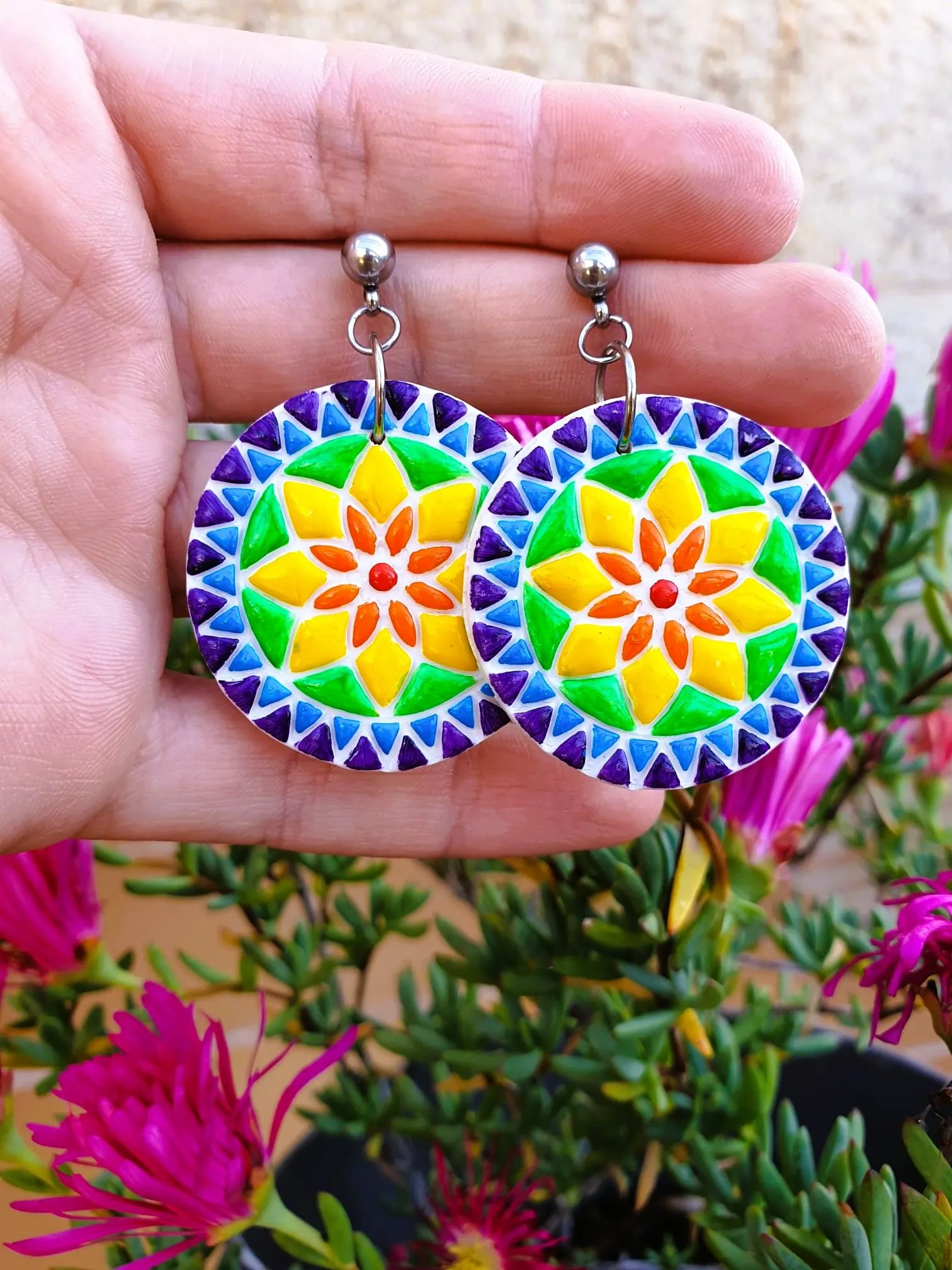 Pendientes Mosaicos I