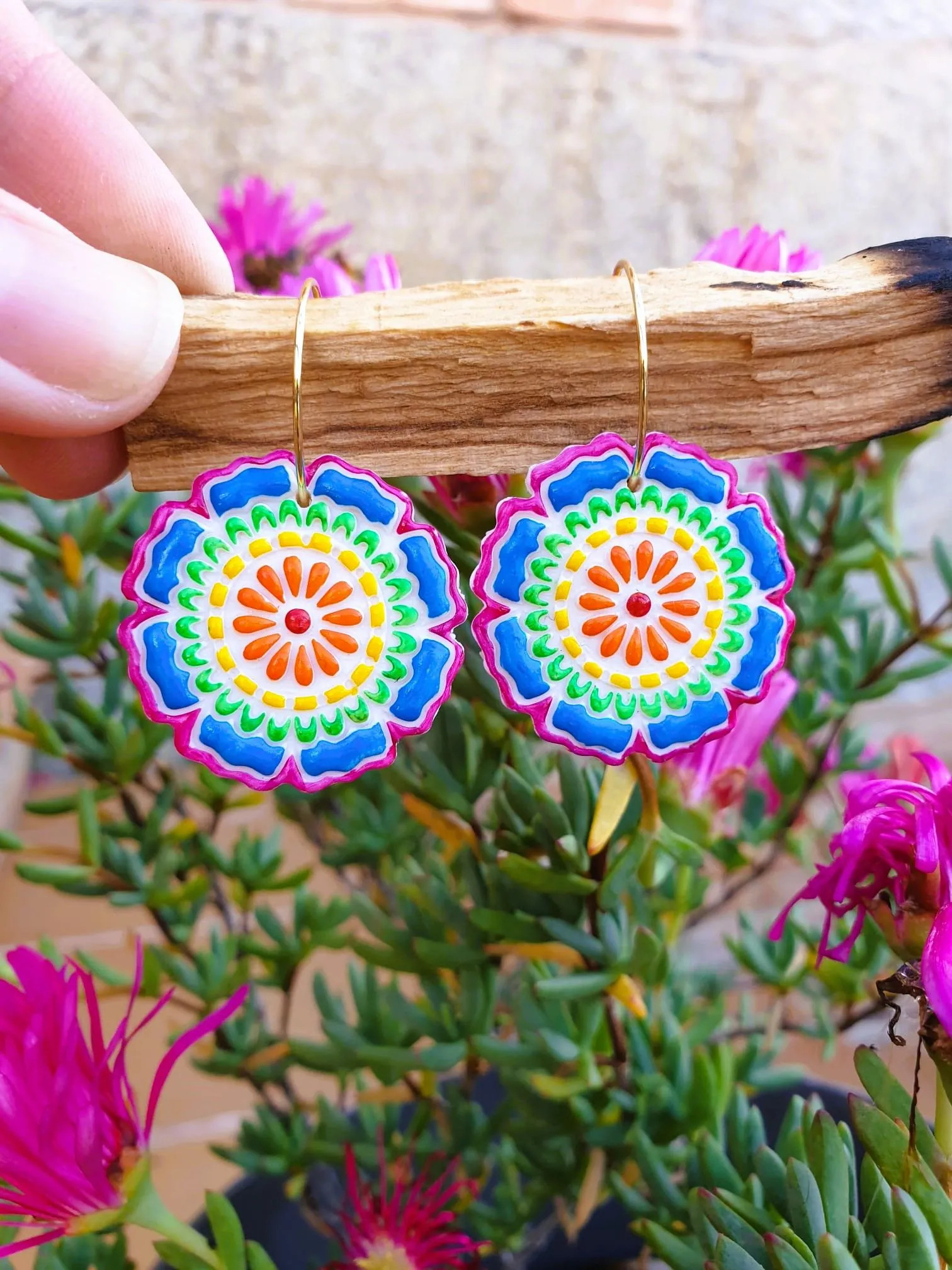 Pendientes Mosaicos III