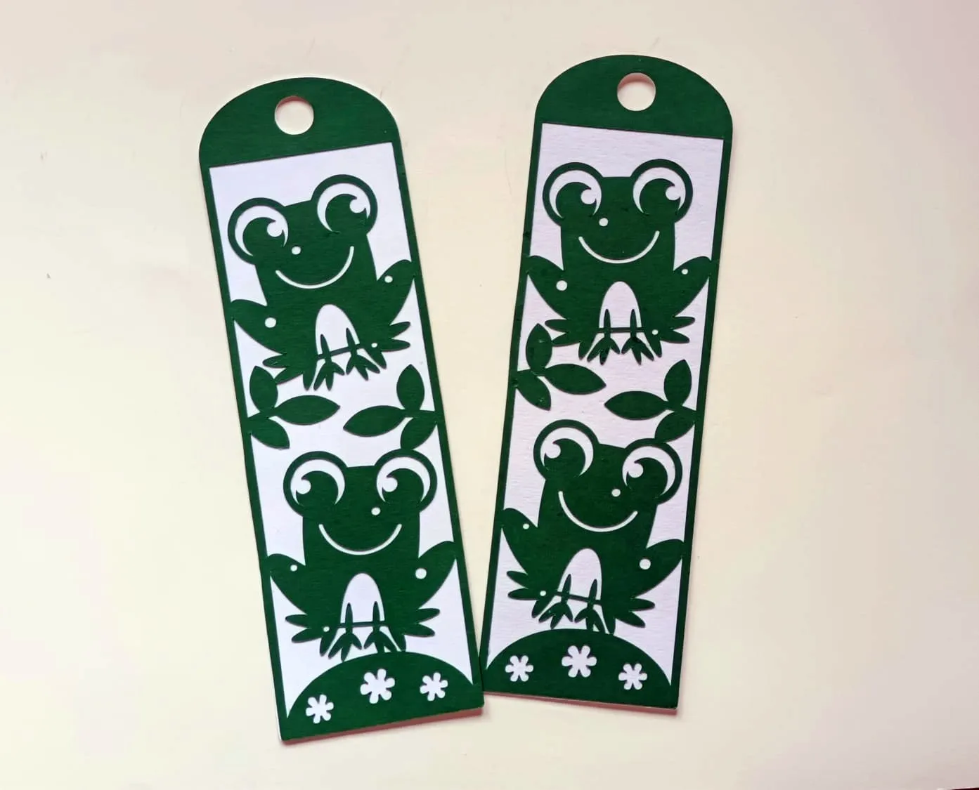 Marcapáginas ranas