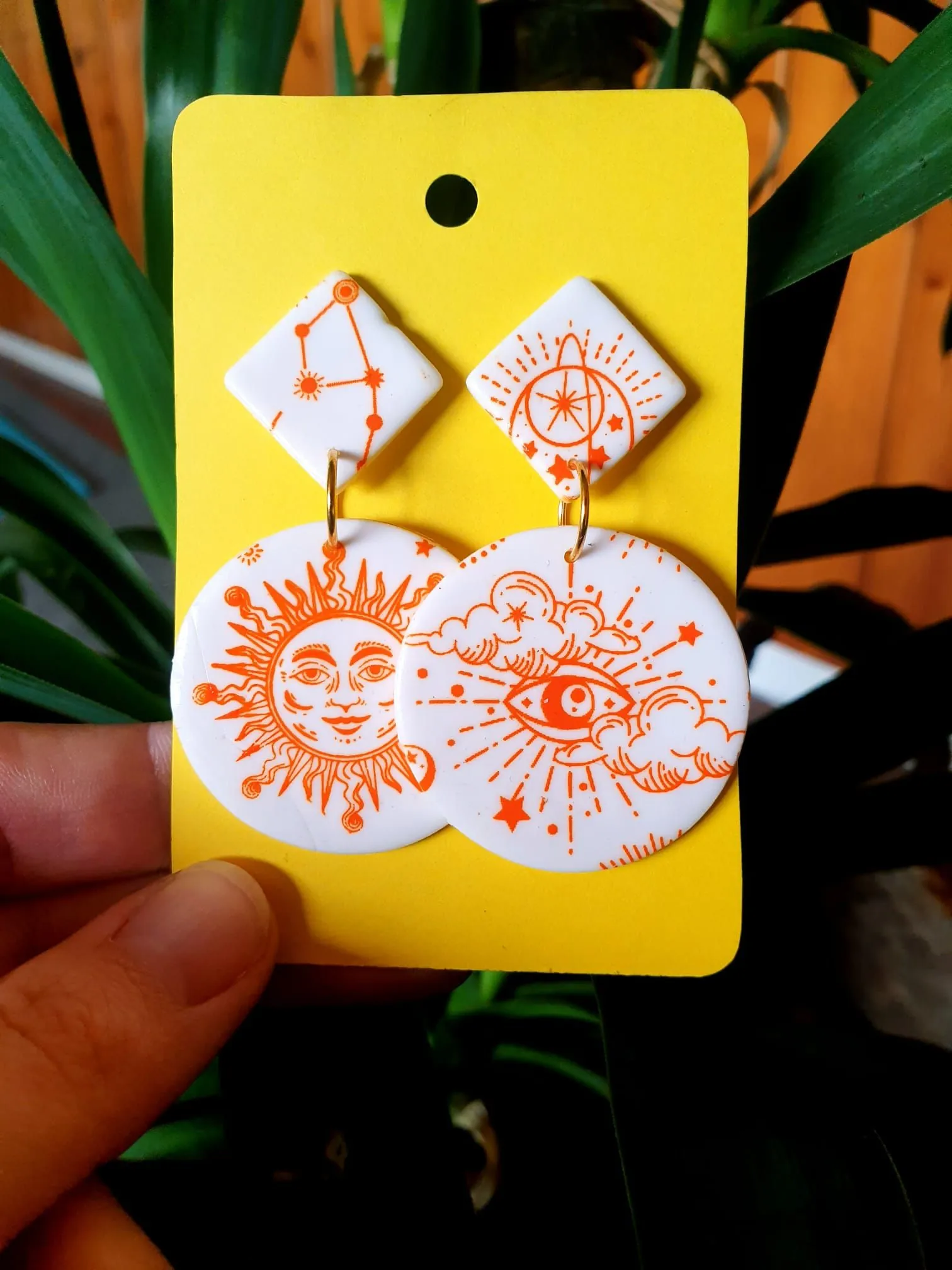 Pendientes sol al natural - Imagen 3