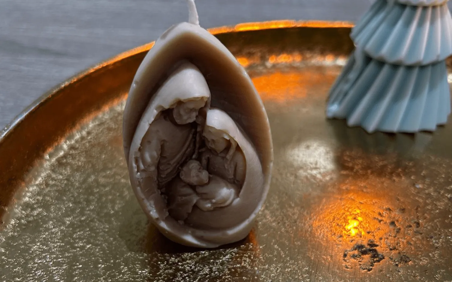 Vela artesanal del nacimiento