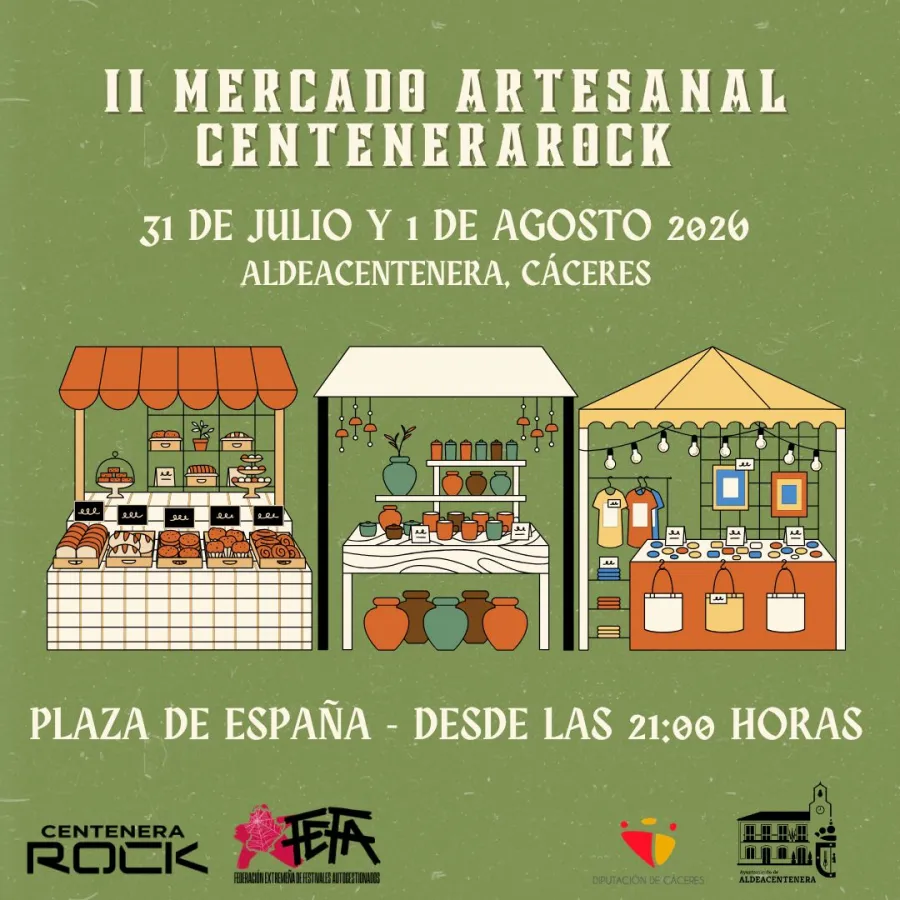 II Mercado artesanal en el festival Centenerarock